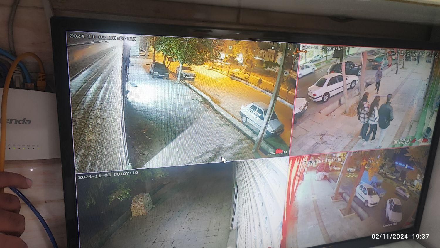 پک دوربین مداربسته وارم لایت میکروفون دار اماکن|دوربین مداربسته|هشتگرد, شهرک ولیعصر (مصلی)|دیوار