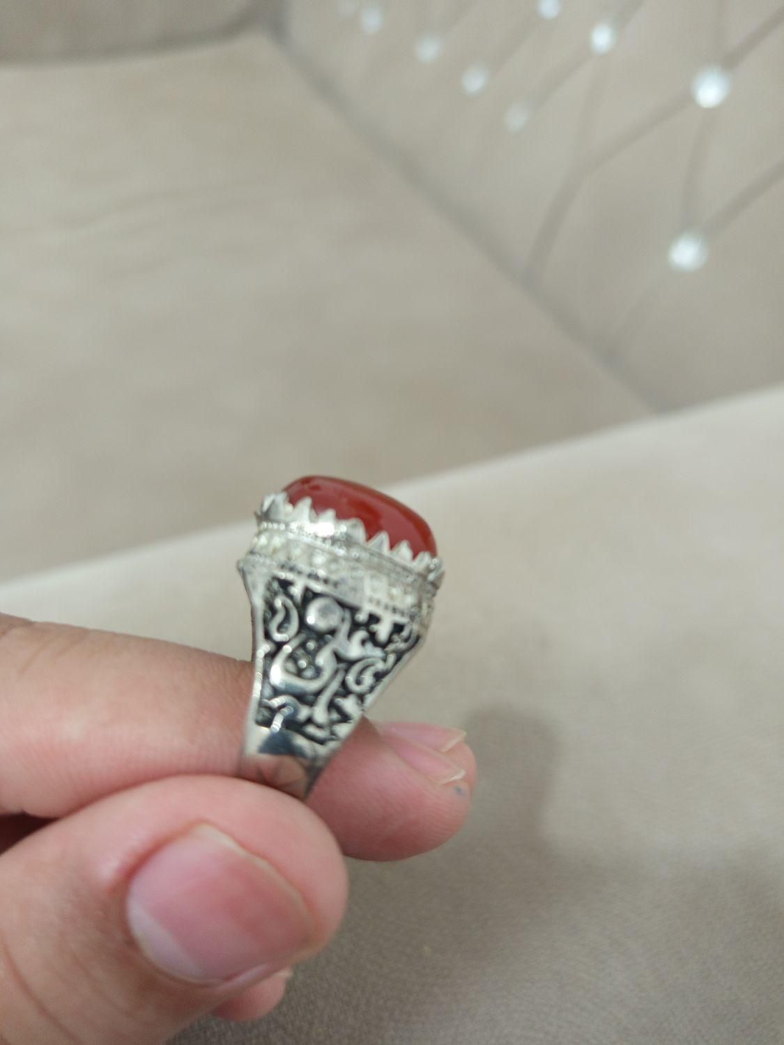 انگشتر عقیق مردانه|جواهرات|بیرجند, |دیوار