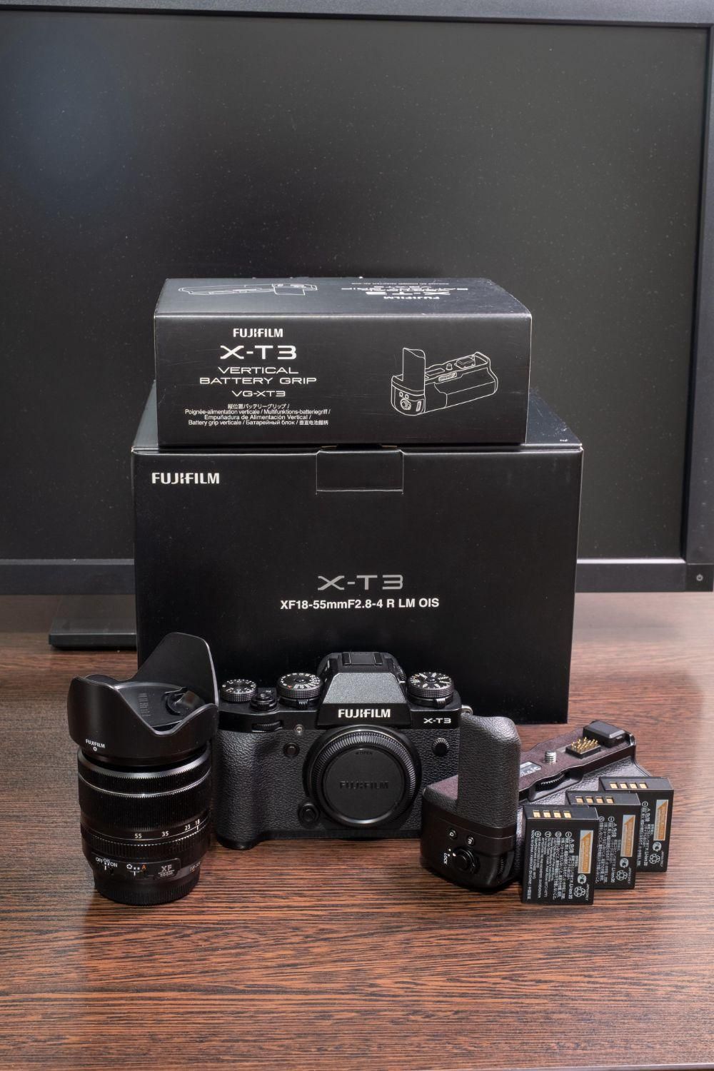 دوربین فوجی Fujifilm x-t3+ لنز xf18-55 +باتری گریپ|دوربین عکاسی و فیلم‌برداری|تهران, لویزان|دیوار