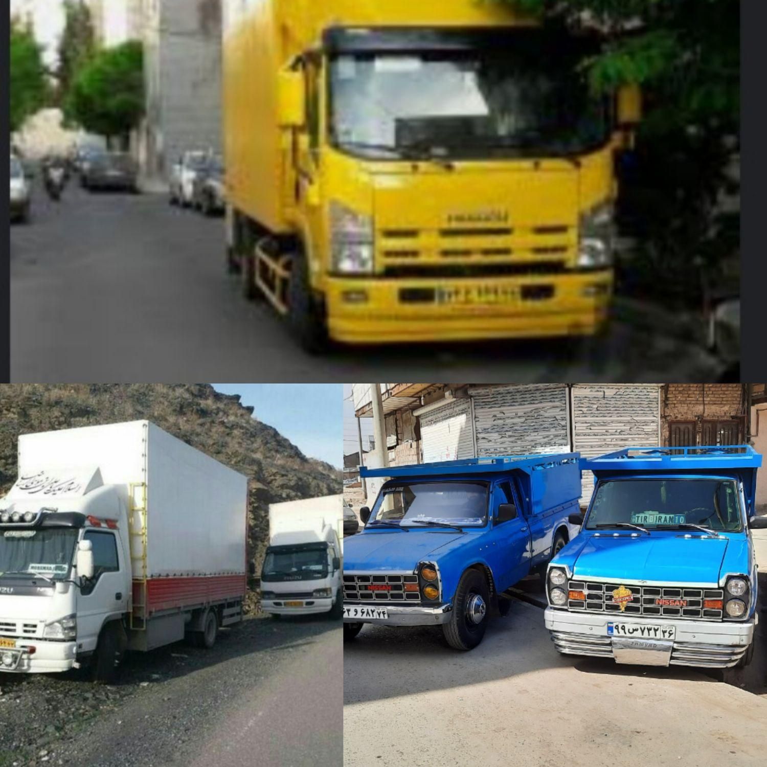 باربری وانت تلفنی و وانت بار  نیسان و  خاور|خدمات حمل و نقل|مشهد, عبادی|دیوار