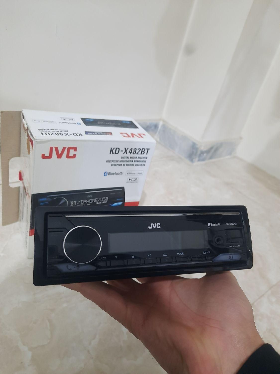 ضبط jvc مدل kd x482bt|قطعات یدکی و لوازم جانبی|تهران, شهرک شریعتی|دیوار