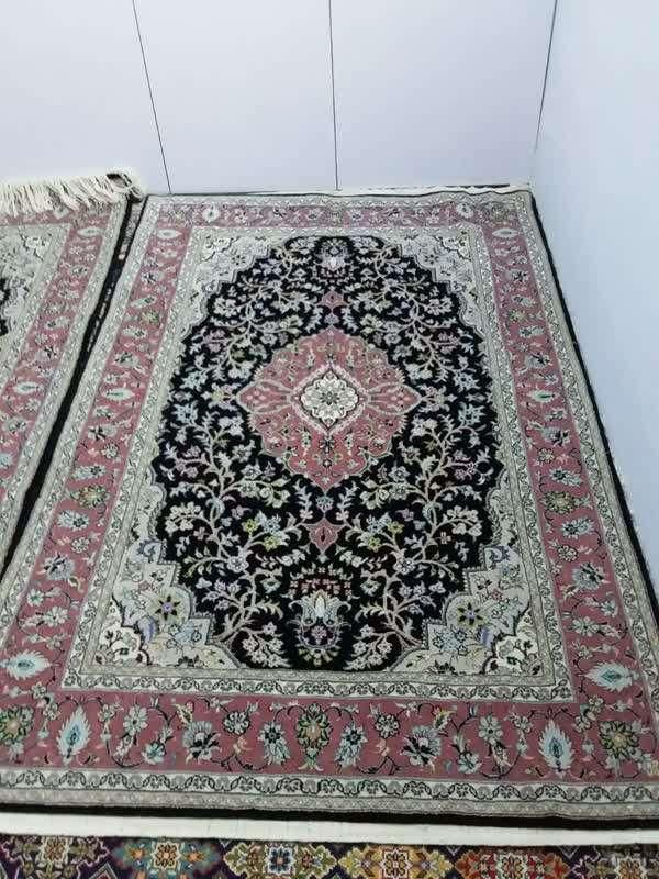 فروش یک جفت فرش دستباف 3 متری گل ابریشم کاشان|فرش|کرج, شهرک وحدت|دیوار