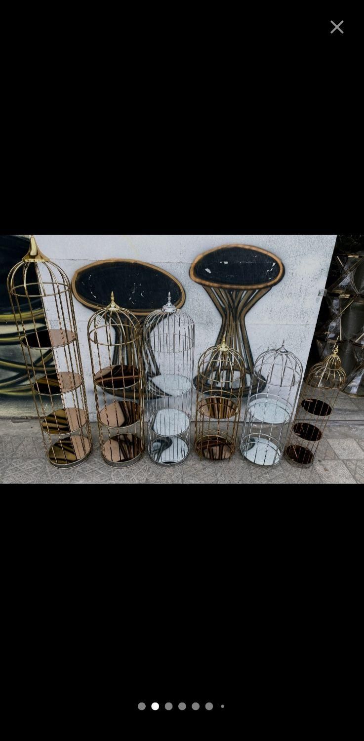 ویترین استند شلف قفسه ۳ طبقه مسوار بلند فلزی|بوفه، ویترین، کنسول|آفتاب, |دیوار