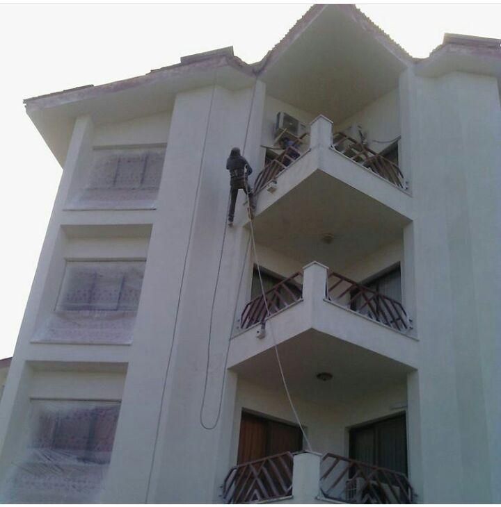 عایق رطوبتی نانو ساختمان بدون نیاز به داربست|خدمات پیشه و مهارت|رشت, منظریه|دیوار