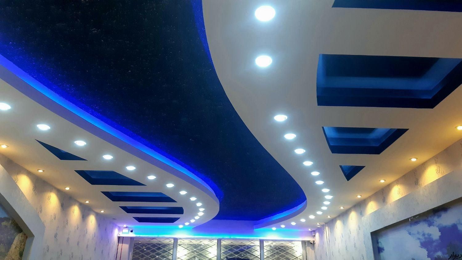 مشاوره واجرای کناف سقف کاذب باکس نورمخفی دکوراتیو|خدمات پیشه و مهارت|نیشابور, هفده شهریور|دیوار