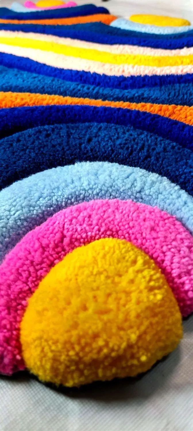 راگ یافرشینه باطرح انتخابی برای اتاق یا لوگو شرکت|تابلو فرش|زاهدان, |دیوار