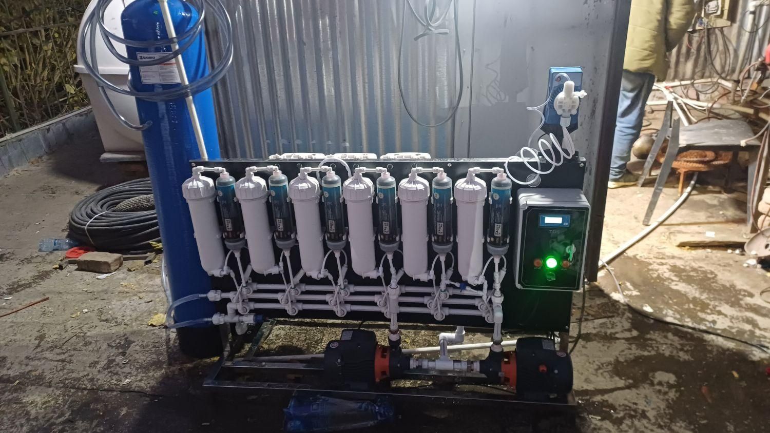 تصفیه آب نیمه صنعتی ۲۴۰۰ گالن تی دی اس۳۰۰۰|آبسردکن و تصفیه آب|رباطکریم, شهرک صنعتی نصیرآباد|دیوار