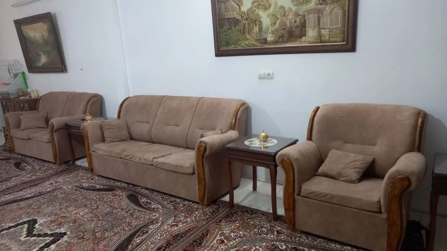 مبلمان راحتی ۹ نفره|مبلمان خانگی و میز عسلی|مشهد, ایمان|دیوار