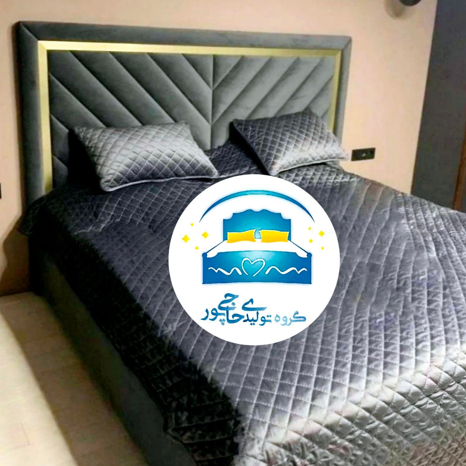 تخت خواب دو نفره حاجی پور(تختخواب۲دونفره)تشک ساتین|تخت و سرویس خواب|مشهد, حسین‌آباد|دیوار