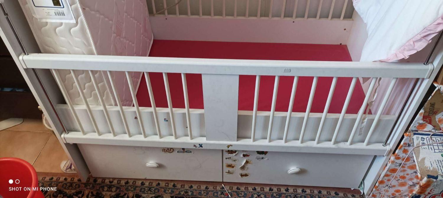 تخت بچه وارداتی ترکیه|تخت و صندلی بچه|کرمان, |دیوار