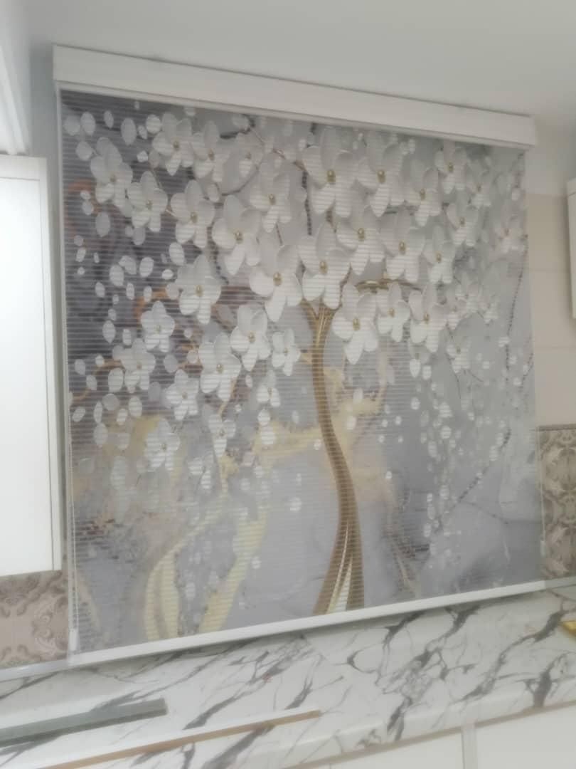 فروش انواع پرده پانچی با قیمت عالی|پرده، رانر، رومیزی|خرم‌آباد, |دیوار