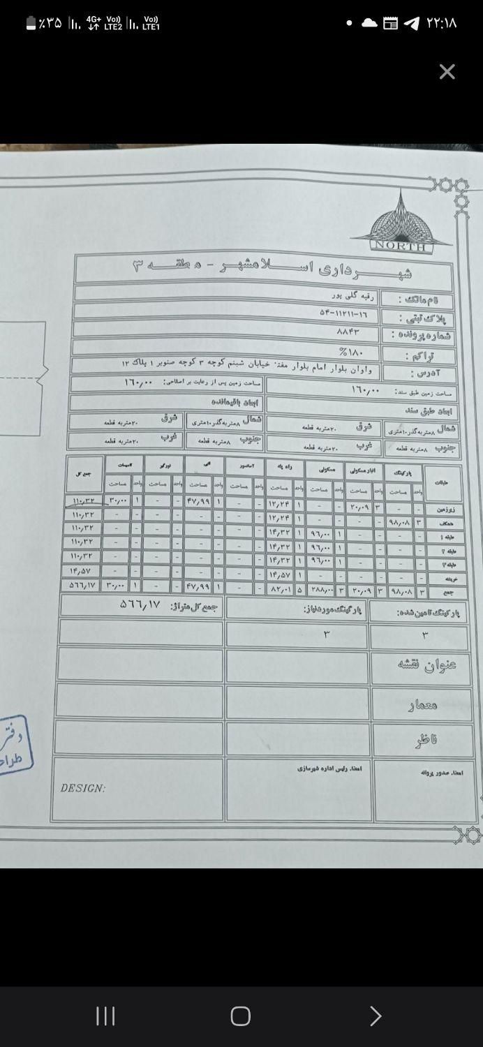 زمین ۱۶۰ متری قابل تهاتر با خودرو باجواز ساخت|فروش زمین و ملک کلنگی|اسلام‌شهر, شهرک واوان|دیوار
