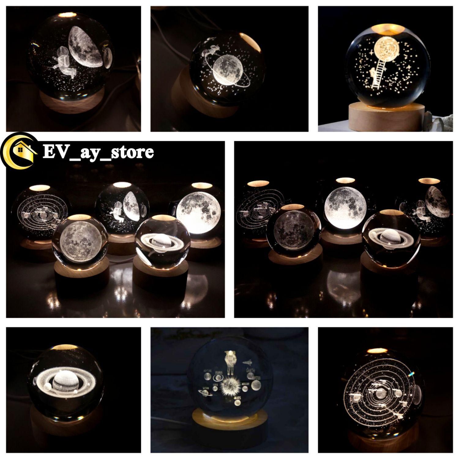 گوی های شیشه ای،فانتزی، کادویی،چراغ خواب سیلیکونی|چراغ خواب و آباژور|ارومیه, |دیوار