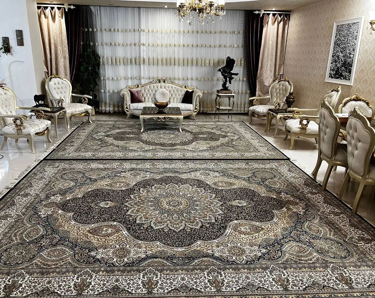 دو تخته فرش ۱۲ متری ۱۰۰۰شانه، تراکم۳۰۰۰|فرش|مشهد, ایثار|دیوار