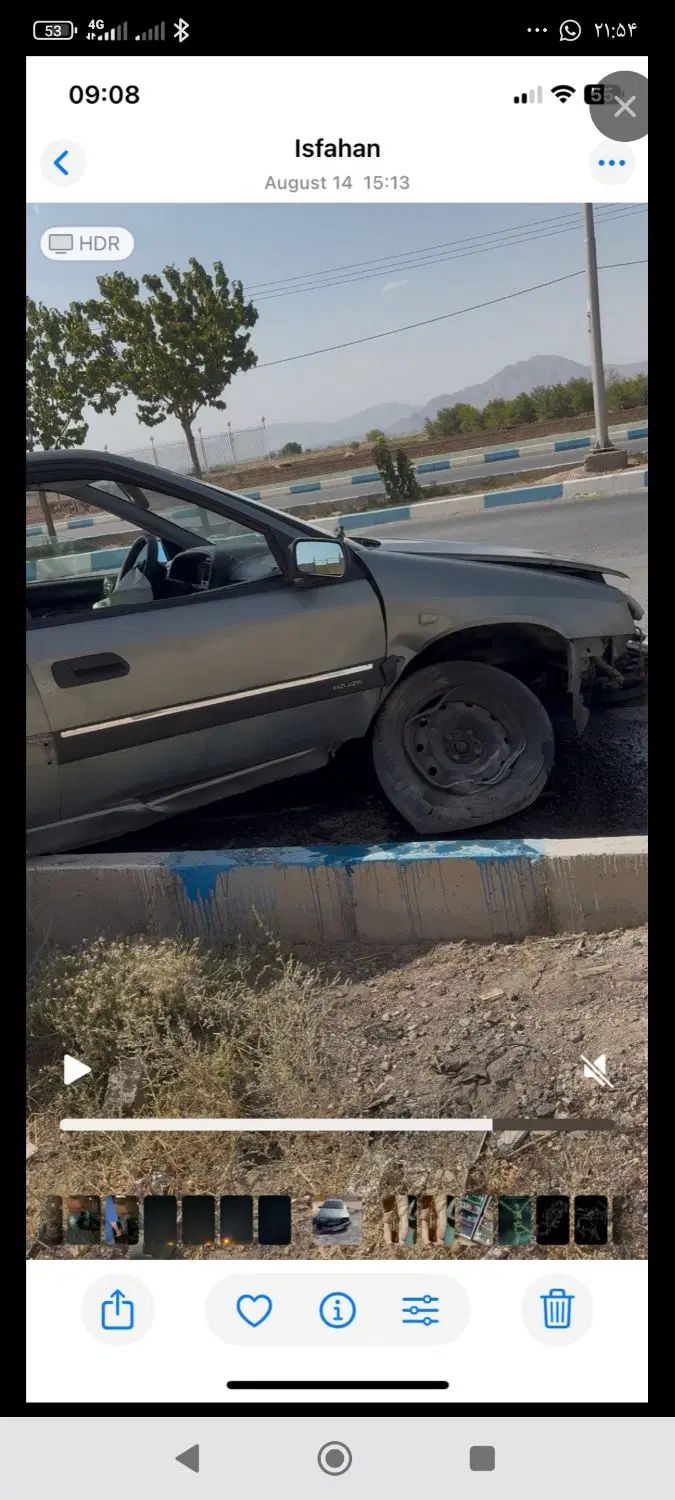 زانتیااستثنایی تصادفی درحدصفرکم کار خوش قیمت|خودرو سواری و وانت|شاهین‌شهر, فردوسی|دیوار