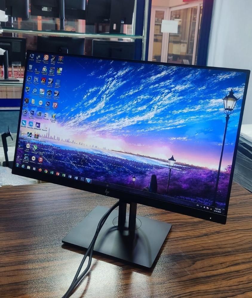 مانیتور اچ پی بدون حاشیه HP LED 23 ips HDMI 75hz|قطعات و لوازم جانبی رایانه|قم, صفائیه|دیوار