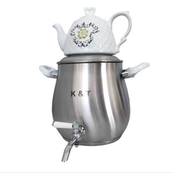 کتری قوری استیل کف چدن|قوری، کتری، قهوهساز دستی|اصفهان, احمدآباد|دیوار