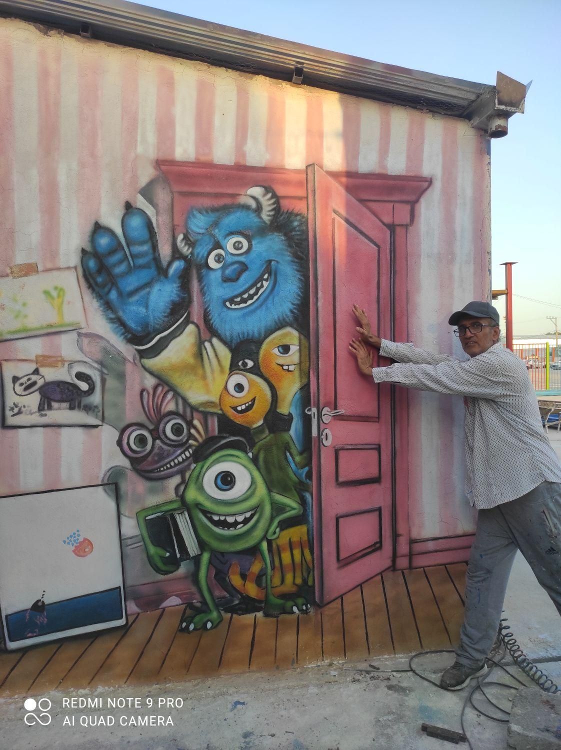 نقاشی دیواری و تابلو رنگ روغن و اکرولیک|تابلو، نقاشی، عکس|شاهینشهر, عطار|دیوار