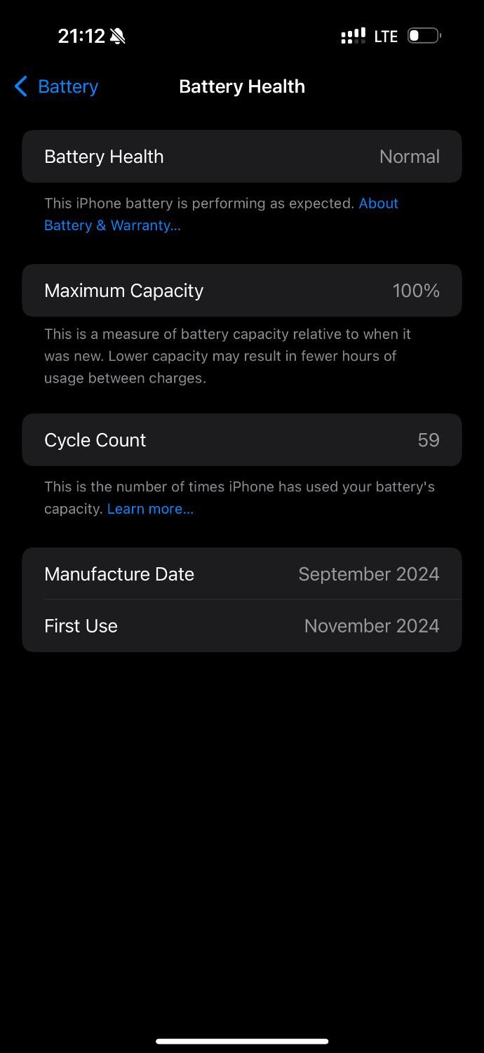 Iphone 16 promax 256 black|موبایل|تهران, نبی اکرم|دیوار