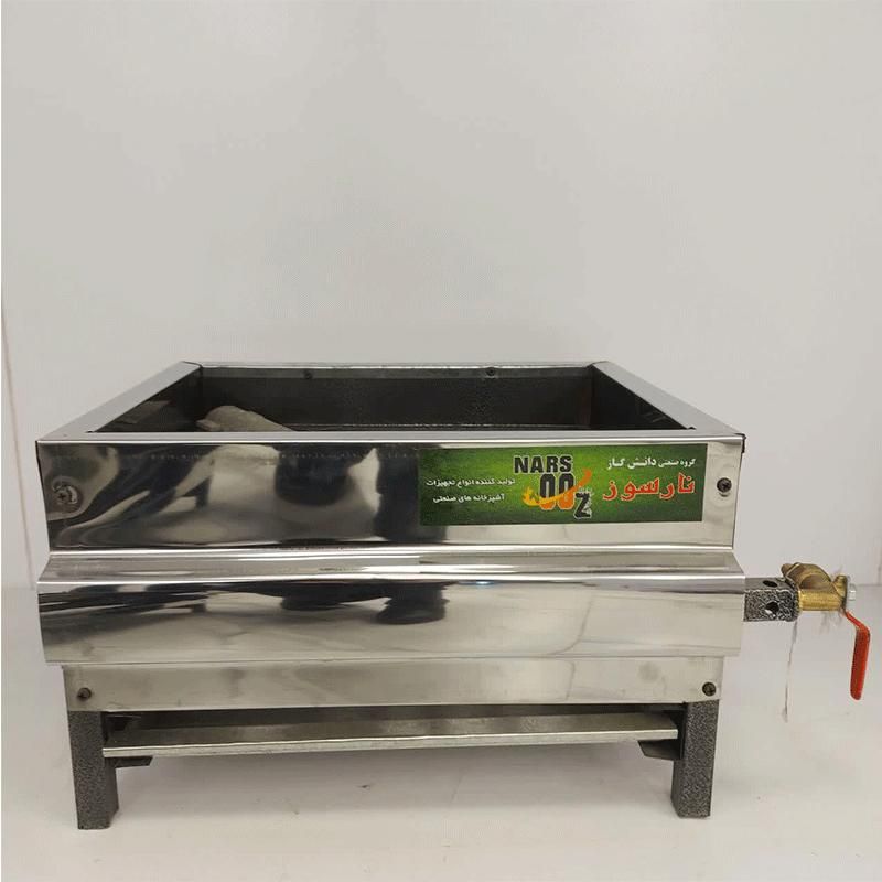 کباب پز گازی استیل با محافظ شعله چدن|اجاق گاز و لوازم برقی پختوپز|رشت, نظری|دیوار