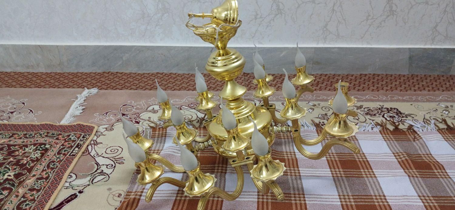 لوستر....طلای|لوستر و چراغ آویز|اصفهان, احمدآباد|دیوار