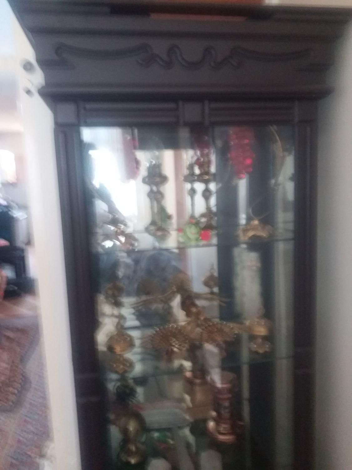 فروش بوفه چوبی ار تفاع ۲متر طول 77عرض43|بوفه، ویترین، کنسول|تبریز, |دیوار