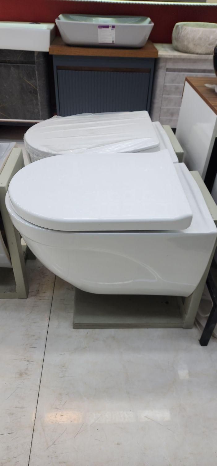 وال هنگ توالت فرنگی مدل گرد خروجی بزرگ|لوازم سرویس بهداشتی|تبریز, |دیوار