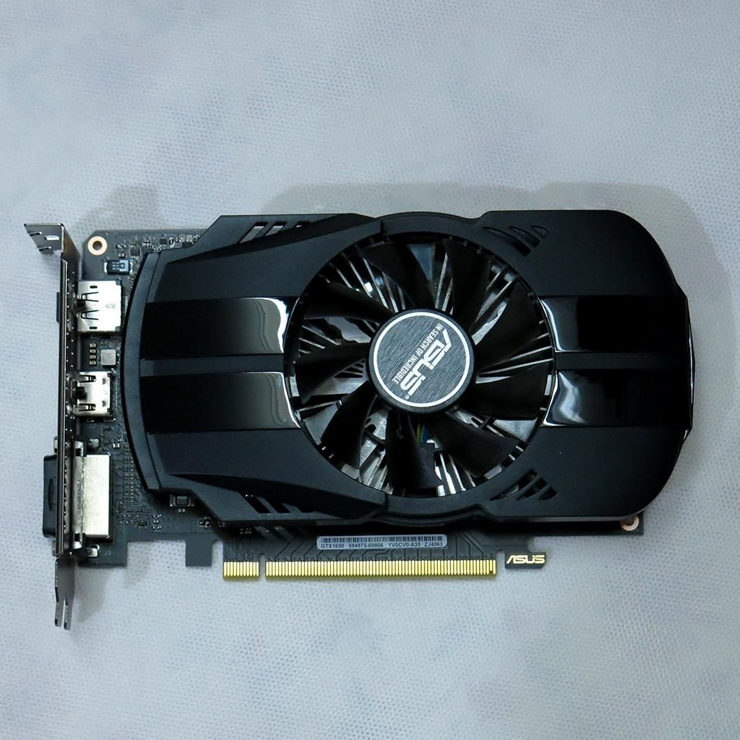 گرافیک GTX 1650 ایسوز 4 گیگ|قطعات و لوازم جانبی رایانه|قم, چهار مردان|دیوار
