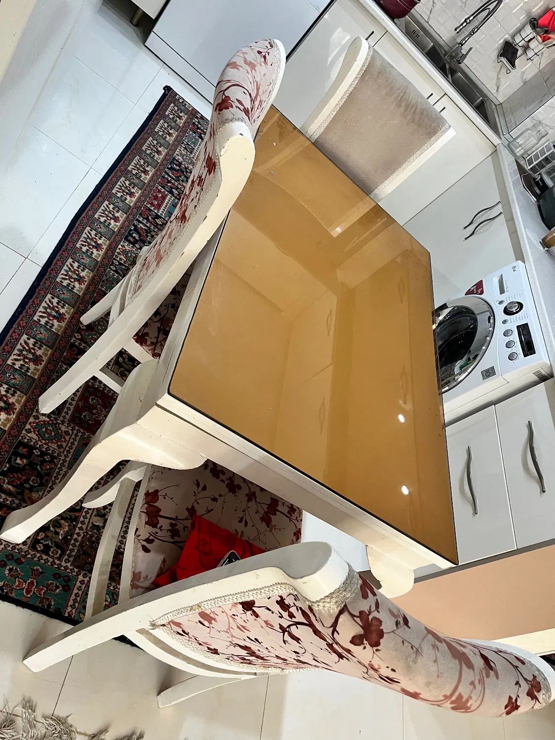 ست هفت نفره مبل و میز تلویزیون و ناهار خوری|مبلمان خانگی و میز عسلی|کرج, شهرک جهان‌نما|دیوار