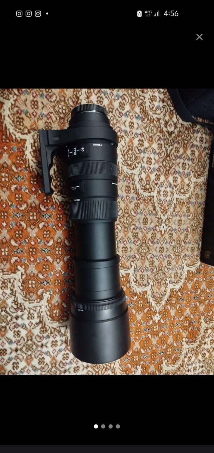 لنز SIGMA 150-500 مانت CANON|دوربین عکاسی و فیلم‌برداری|اصفهان, باغ دریاچه|دیوار