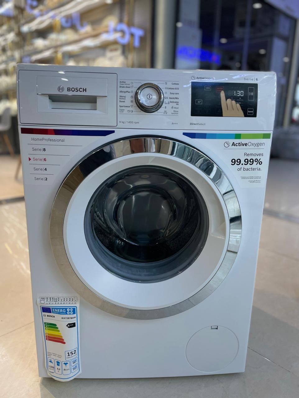 ماشین لباسشویی بوش - Bosch سری 6 منتاژ ترکیه|ماشین لباسشویی و خشک‌کن لباس|مشهد, کوشش|دیوار