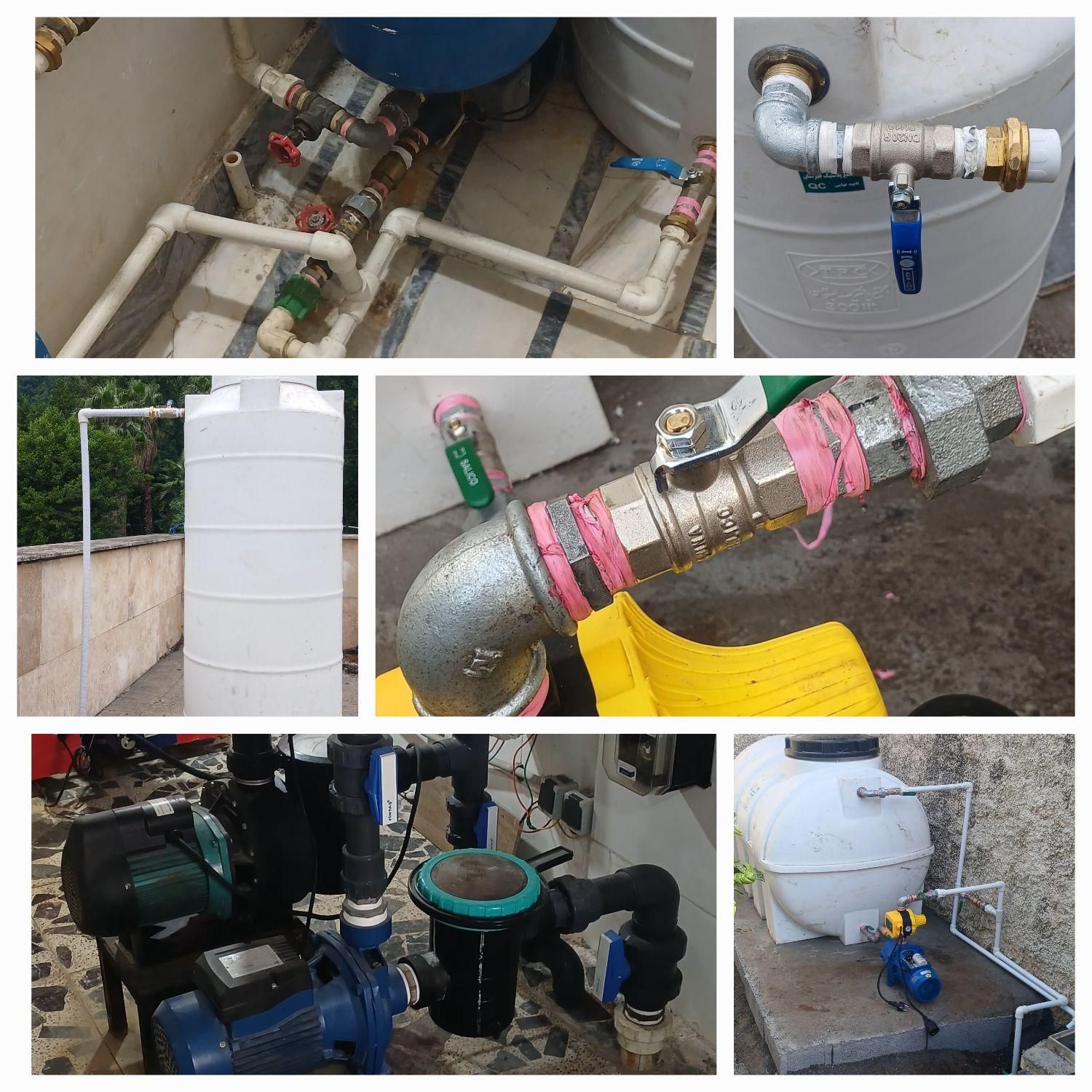 لوله کشی،نصب پمپ و منبع، شیرآلات|خدمات پیشه و مهارت|نوشهر, |دیوار