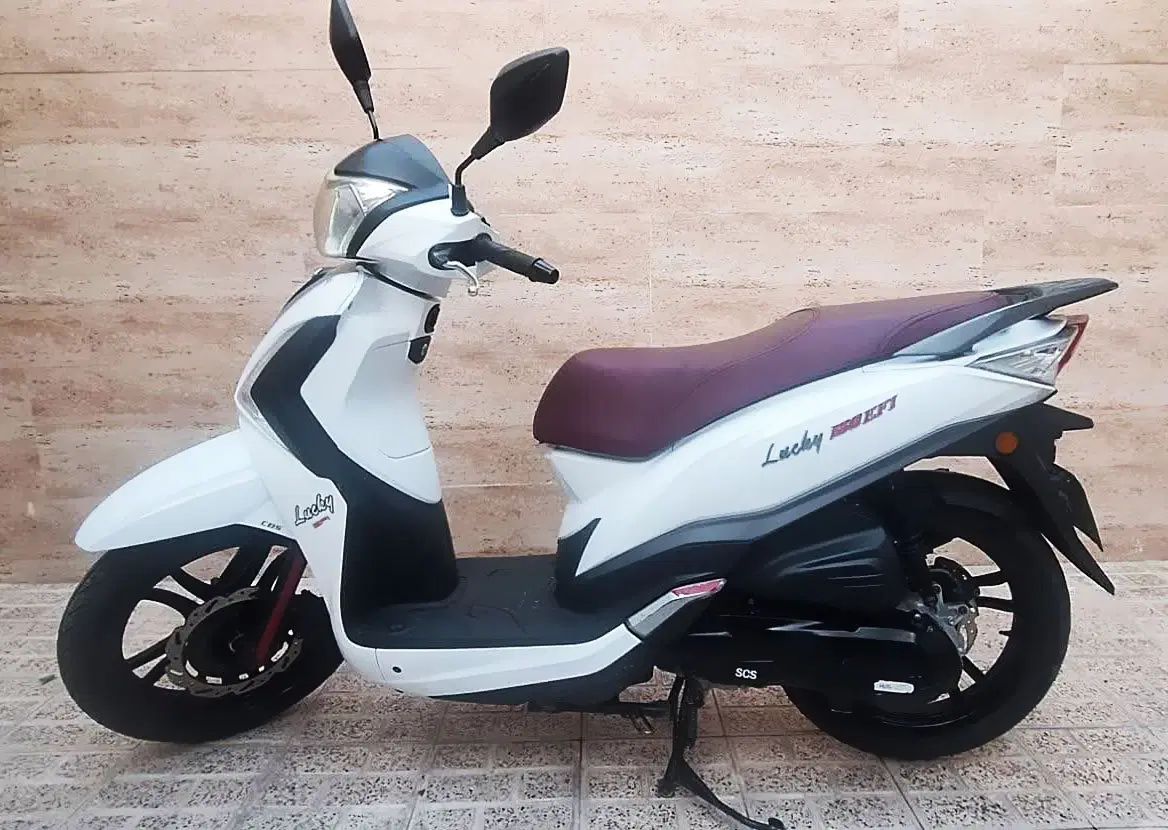 موتور لوکی SYM -180 اصل تایوان رنگ سفید خاص|موتورسیکلت|مشهد, موسوی قوچانی|دیوار