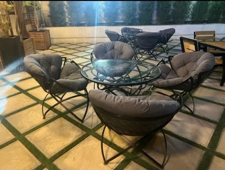 مبلمان امین نیمکت ارس صندلی دفرمه اتشدان چوب|صندلی و نیمکت|کرج, اکبرآباد|دیوار