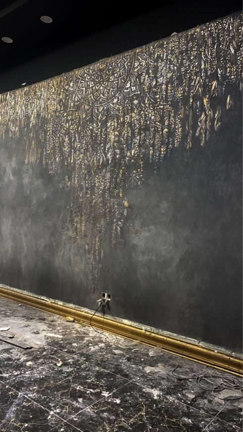 پتینه میکروسمنت نقاشی کالچه|خدمات پیشه و مهارت|تهران, چیتگر جنوبی|دیوار