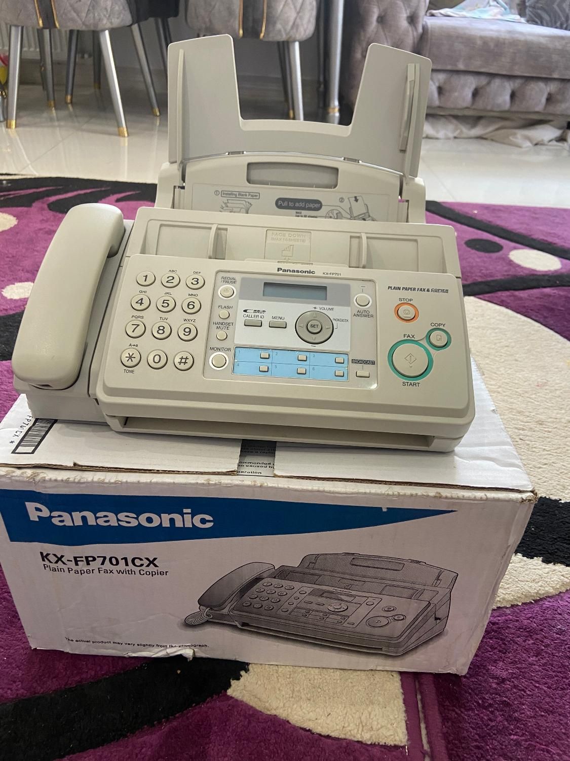 دستگاه فکس پاناسونیک (ساخت کشور مالزی)|پرینتر، اسکنر، کپی، فکس|تهران, جیحون|دیوار