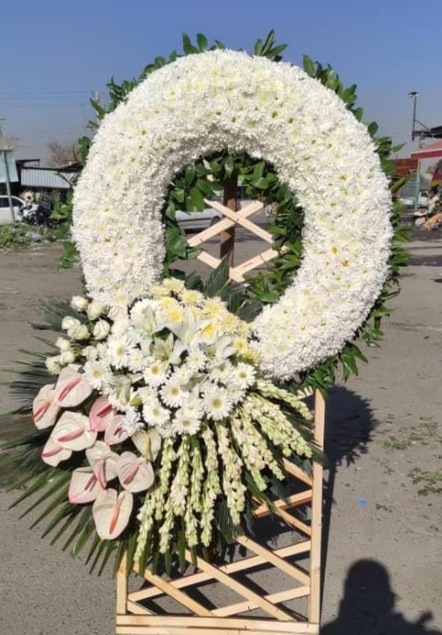 تاج گل ترحیم و افتتاحیه مستقیم از بازار گل مشهد|خدمات پذیرایی، مراسم|مشهد, امیر|دیوار