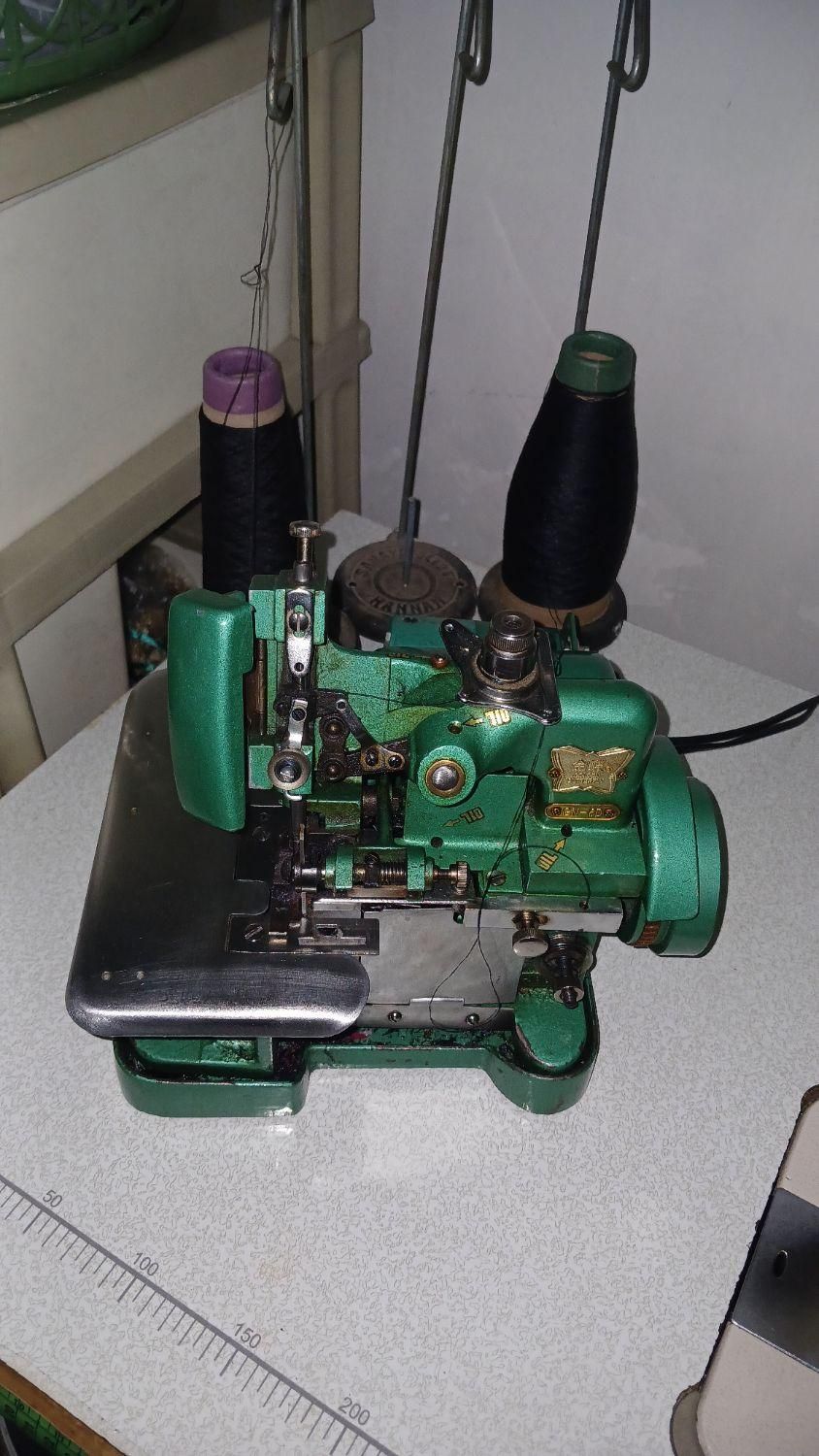 چرخ جک راسته دوز و سر دوز پروانه هر دو درحد نو|چرخ خیاطی و ریسندگی|اهواز, کوی مهدیس|دیوار