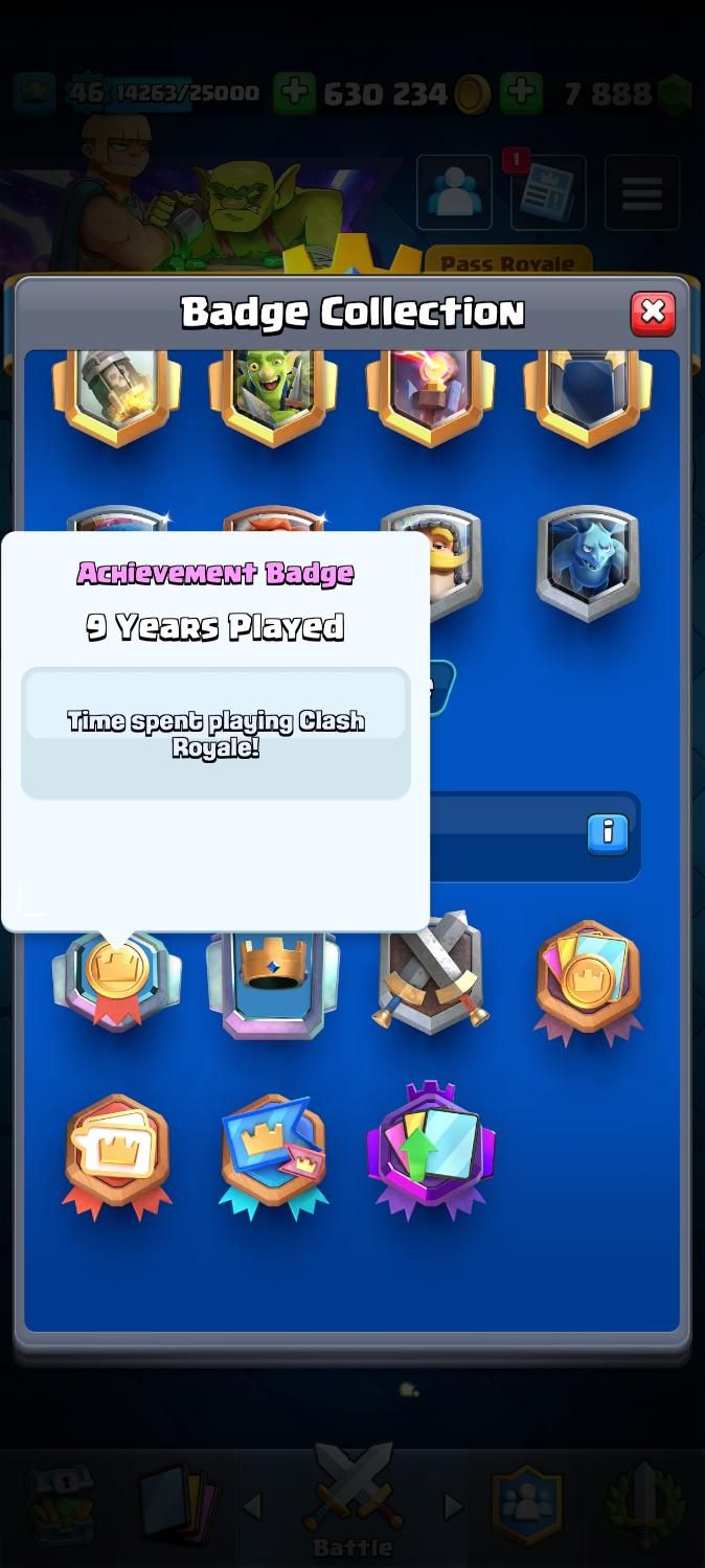 اکانت کلش رویال نه ساله clash royale|کنسول، بازی ویدئویی و آنلاین|تهران, خواجه نصیر طوسی|دیوار