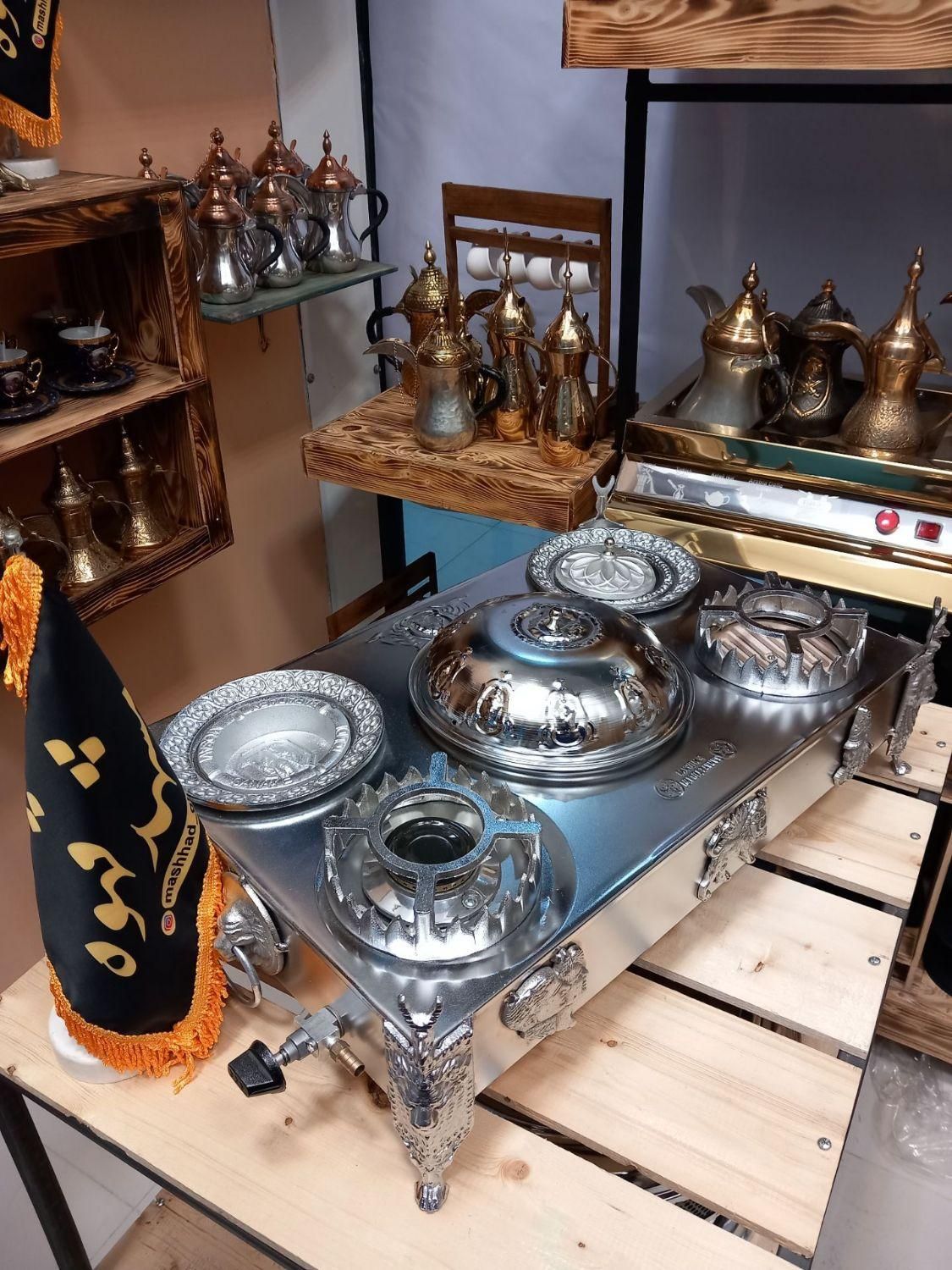 منقل پنج کاره زغالی گازی برقی|اجاق گاز و لوازم برقی پخت‌وپز|کرمان, |دیوار