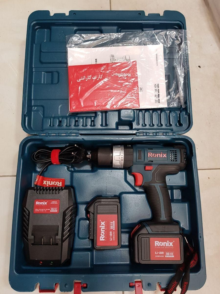 دریل شارژی رونیکس توسن اصلی|ماشین‌آلات صنعتی|کرمانشاه, |دیوار