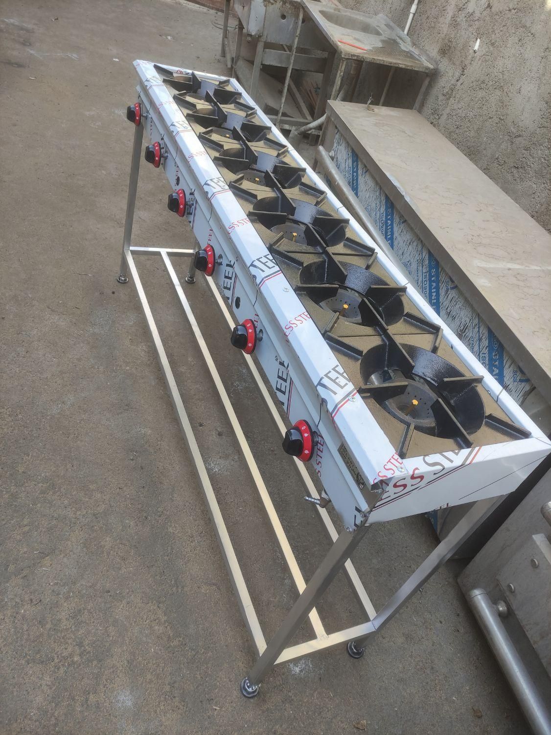 اجاق گاز صنعتی خطی خورشت کته پلو پز دمکن برنج املت|کافی‌شاپ و رستوران|تهران, نازی‌آباد|دیوار