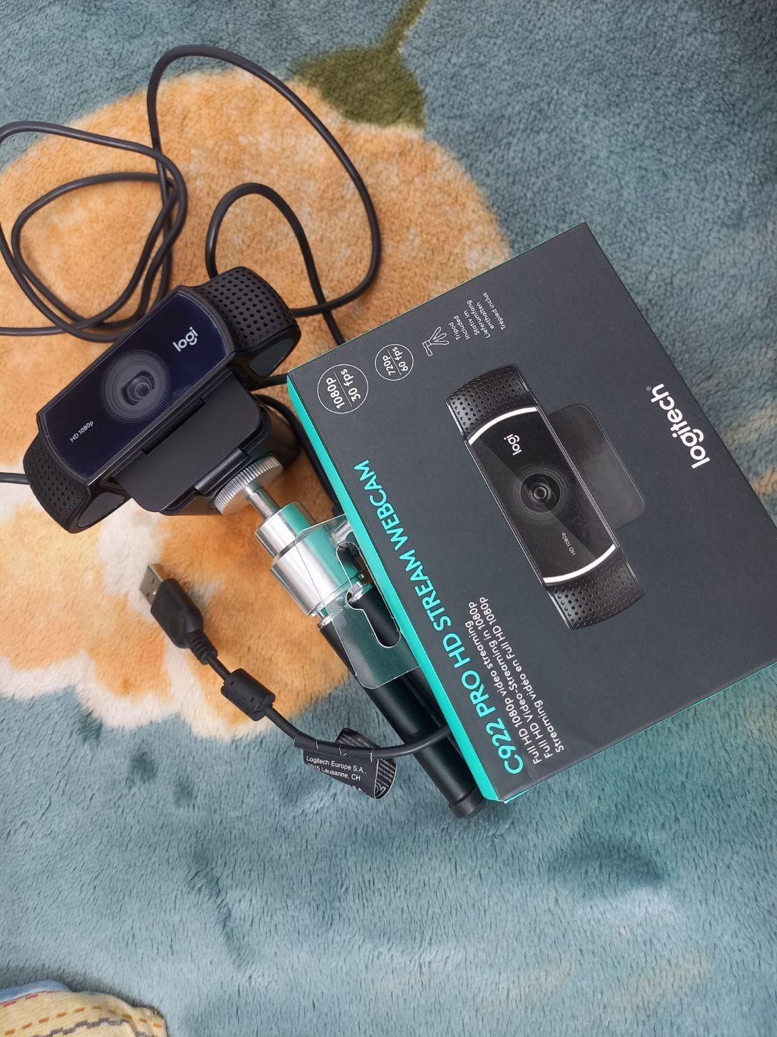 وب‌کم Logitech C922 Pro اورجینال|قطعات و لوازم جانبی رایانه|تهران, ظفر|دیوار