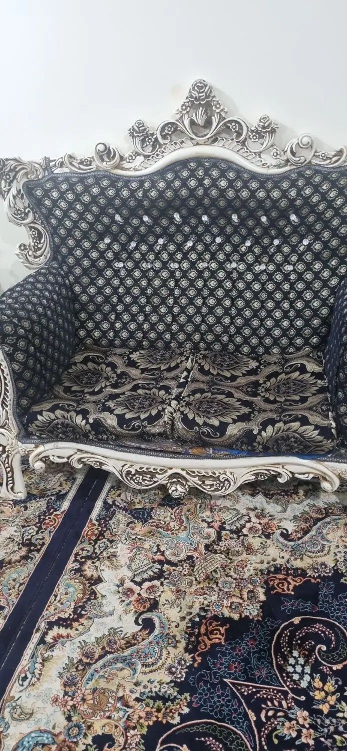 مبل ۷نفره سلطنتی|مبلمان خانگی و میز عسلی|تهران, طیب|دیوار