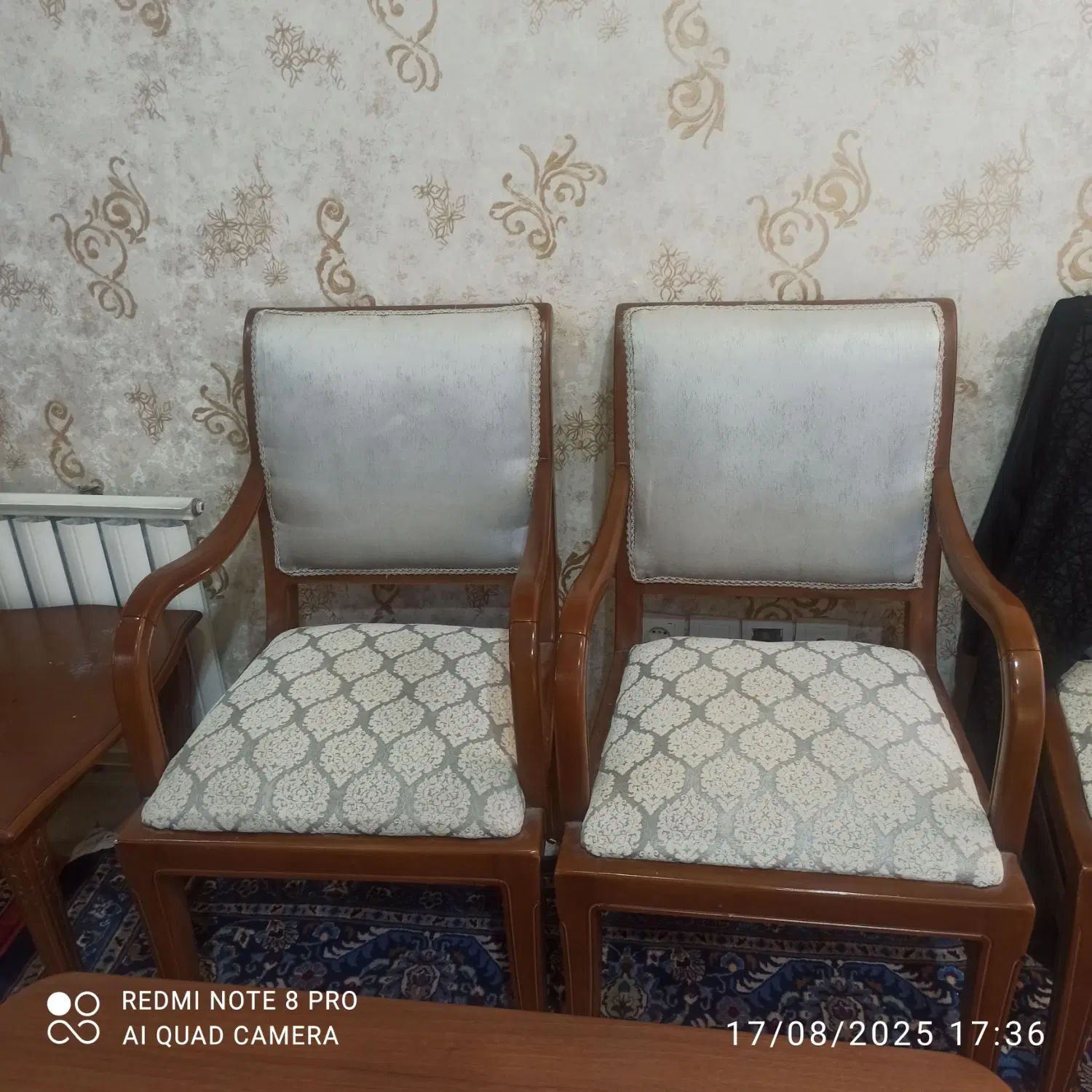 مبل استیل فرانسوی همراه نهار خوری خوش استایل|مبلمان خانگی و میز عسلی|تهران, دکتر هوشیار|دیوار