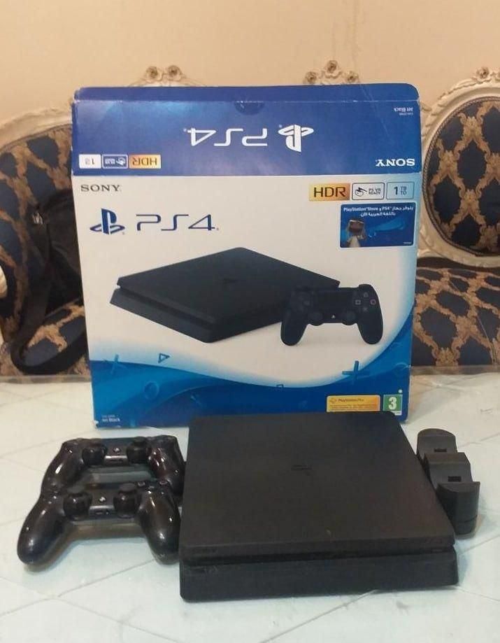 کنسول ps4 اسلیم 1T دو دسته ارجینال + شارژر اصلی|کنسول، بازی ویدئویی و آنلاین|تهران, تهرانپارس غربی|دیوار