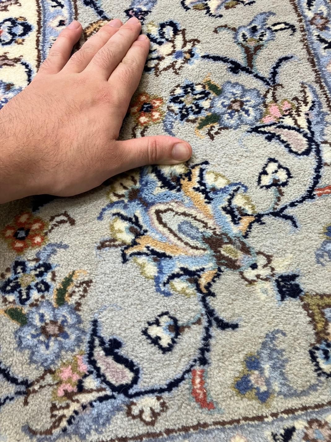 فرش دستباف جفت ۹ متری کاشان کرم دستبافت|فرش|تهران, مولوی|دیوار