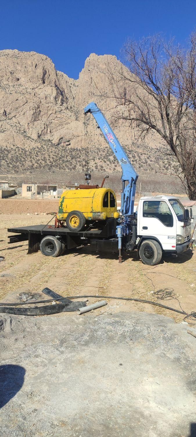 خدمات جرثقیل ۲تن نیسان و  خاور کفی ۳تن دکل بلند|خدمات حمل و نقل|شیراز, ترمینال باربری|دیوار