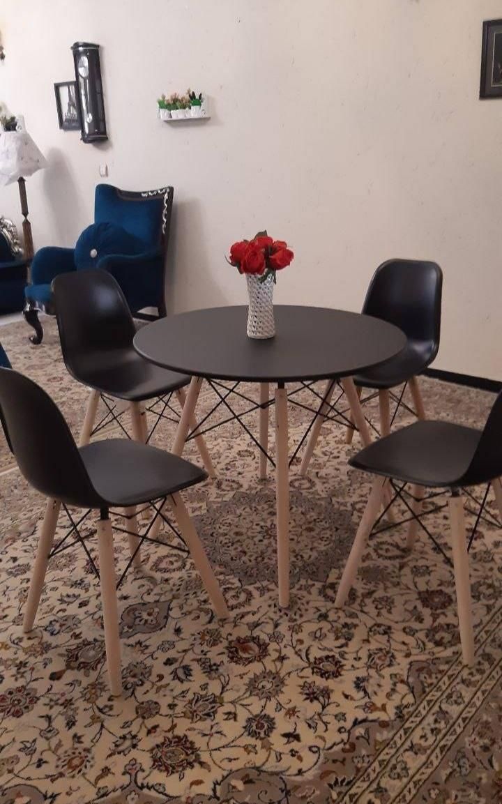 میز و صندلی غذاخوری چهار نفره آریا فایبر نشکن|میز و صندلی غذاخوری|شهریار, کهنز|دیوار