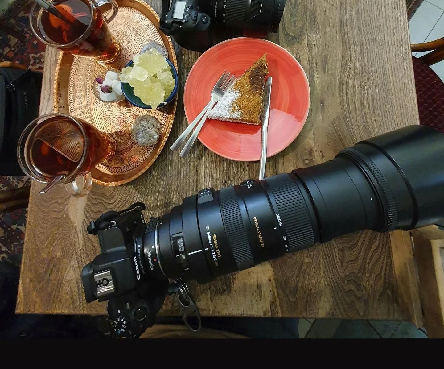 لنز SIGMA 150-500 مانت CANON|دوربین عکاسی و فیلم‌برداری|اصفهان, باغ دریاچه|دیوار